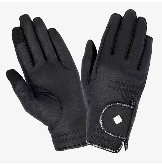 LeMieux Classic Black Riding Gloves