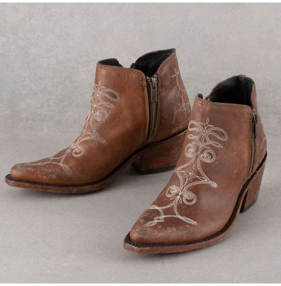 Liberty Black Mossil Tan Booties