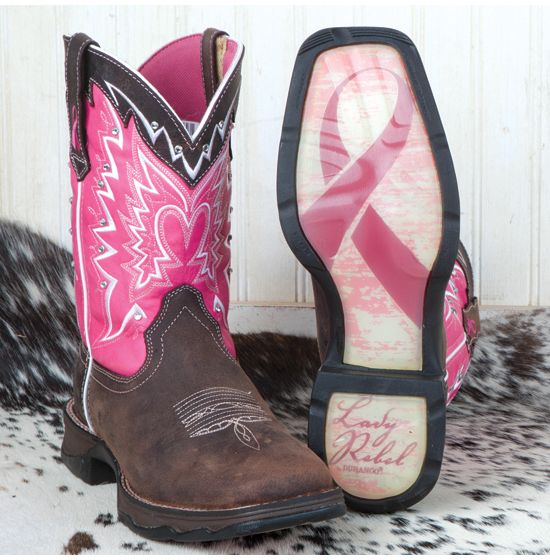 Durango Pink Ribbon Boots