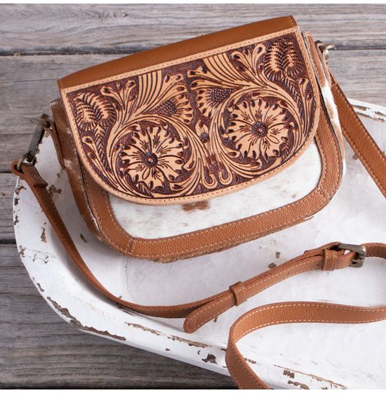 Chaithra Hand Tooled Bag