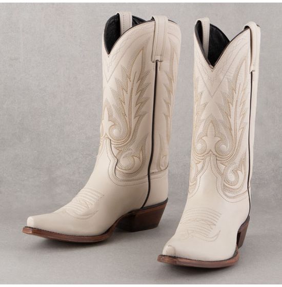 Caborca Silver Missouri Bone Boots