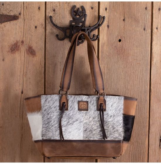 STS Classic Cowhide Montana Concealed Carry Tote Bag