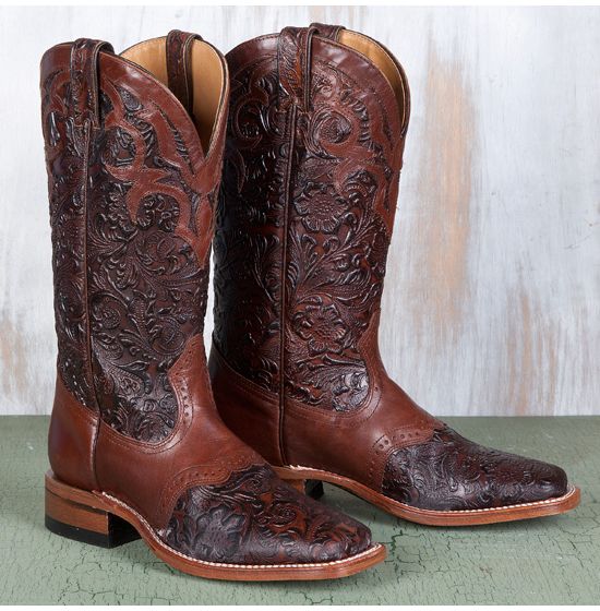 Boulet Tooled Boots