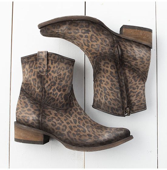 Corral Leopard Booties