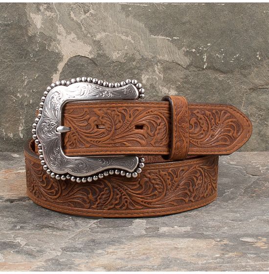 Tony Lama Brown Layla Belt