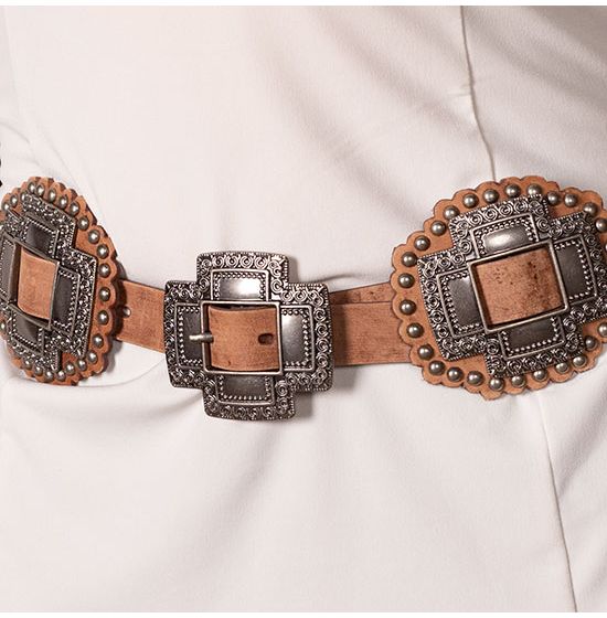 Tan Concho Belt Tan Concho Belt