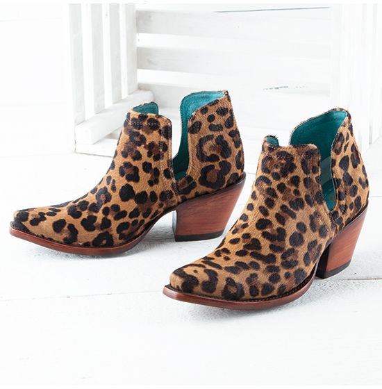 Ariat Hair On Leopard Dixon Booties