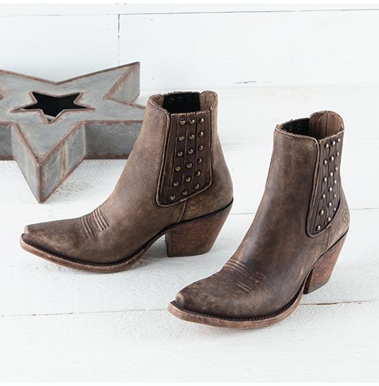 Ariat Distressed Brown Eclipse Booties