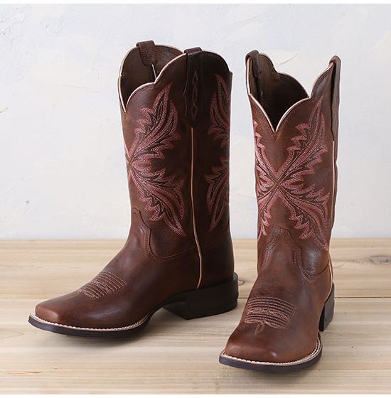 Ariat Sassy Brown West Bound Shock Shield Boots