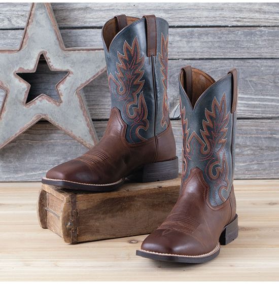 Ariat Layton Weathered Chestnut Shock Shield Boots