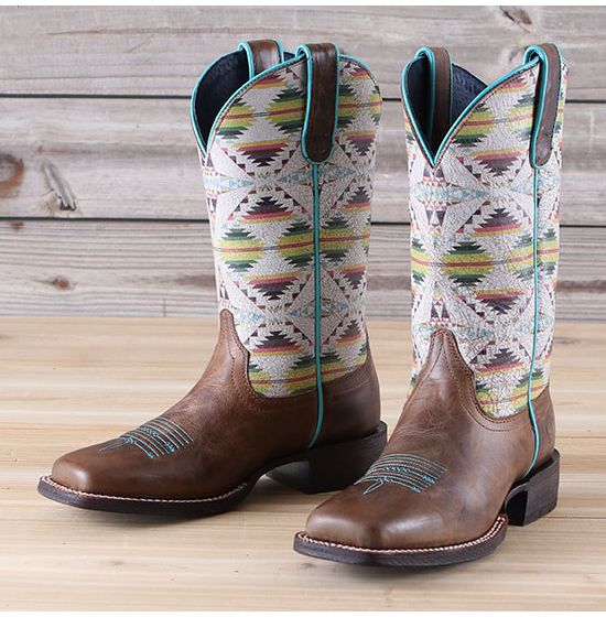 Ariat Falcon Cove Pendleton Circuit Savanna Boots - Cowgirl Delight