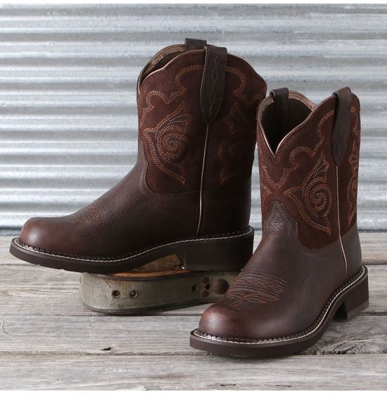 Ariat Ladies Forest Brown Fatbaby Heritage Tess Boots