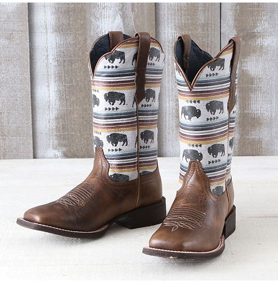 Ariat Ladies Buffalo Print Circuit Savanna Boots