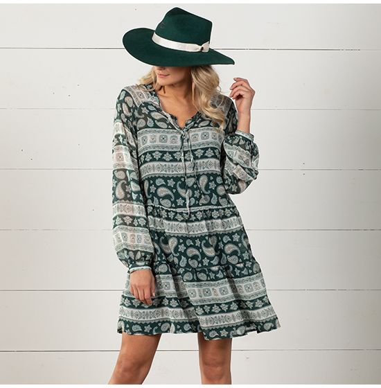 Wrangler Retro Perfect Paisley Dress