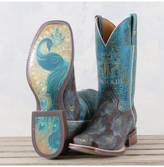 Tin Haul Ladies Peacock Boots