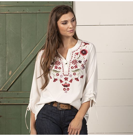 Roper Prairie Rose Top