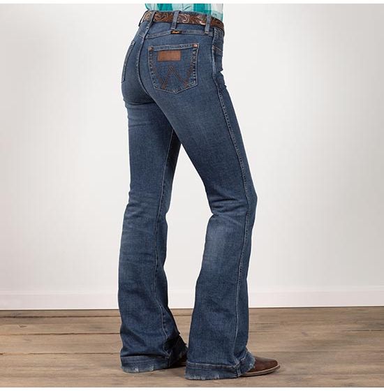 Wrangler Retro Lauren Green Trouser 11MPEHL Jeans