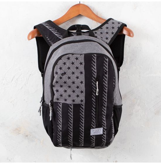 Hooey Rockstar Charcoal Flag Backpack