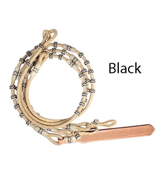 Natural Romel Reins with Black Accents by Professional s Choice