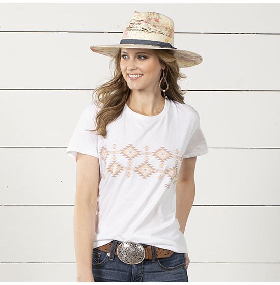 Ariat Peachy Aztec Tee Shirt