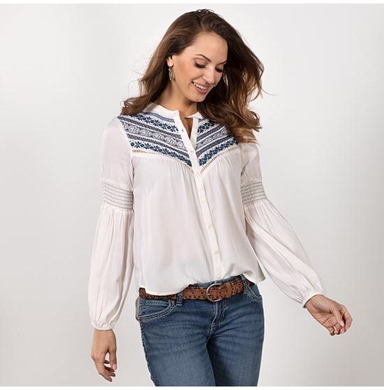 Roper Pretty Peasant Button Down