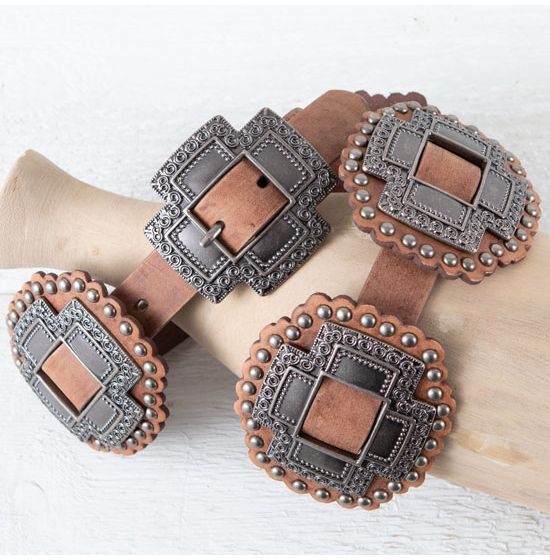 Western clearance concho belt
