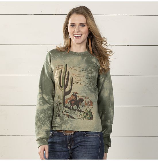 Cactus Canyon Bleached Sweatshirt
