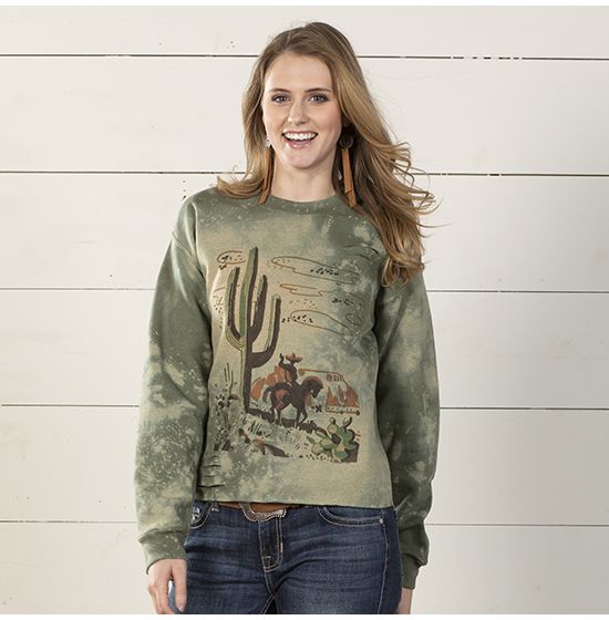 Cactus Canyon Bleached Sweatshirt