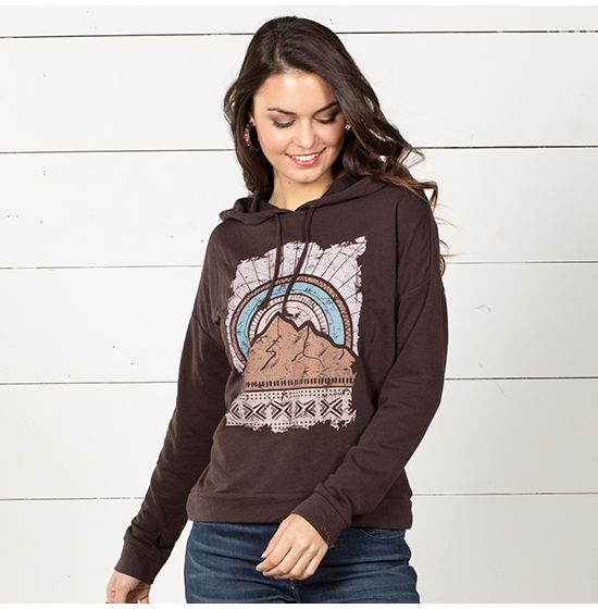 Rock & Roll Cowgirl Canyon Dreams Hoodie