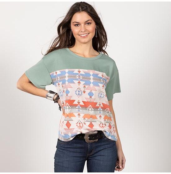 Aztec And Sage Top