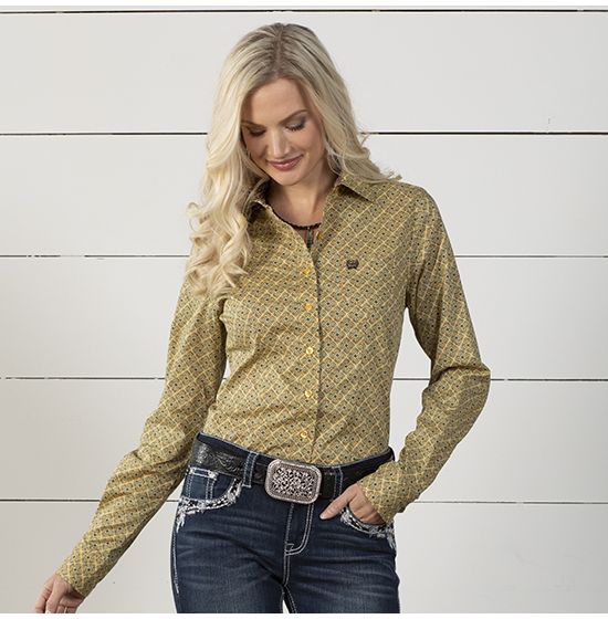 Cinch Yellow Frenzy Top