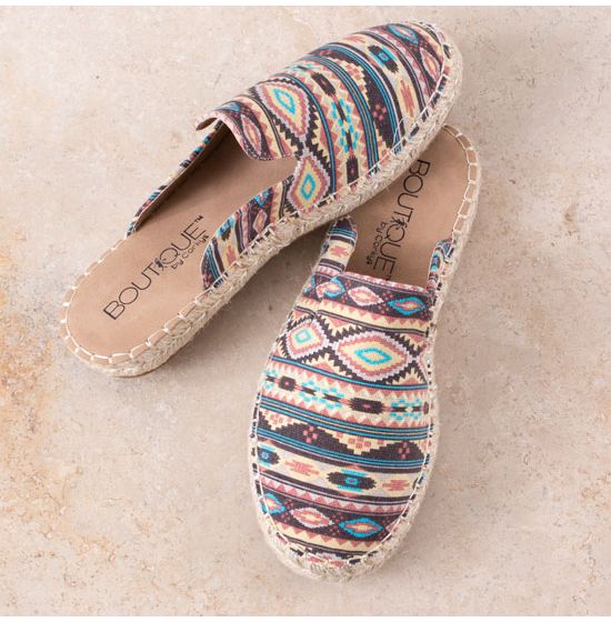 Corkys Pink Aztec Taffy Shoes