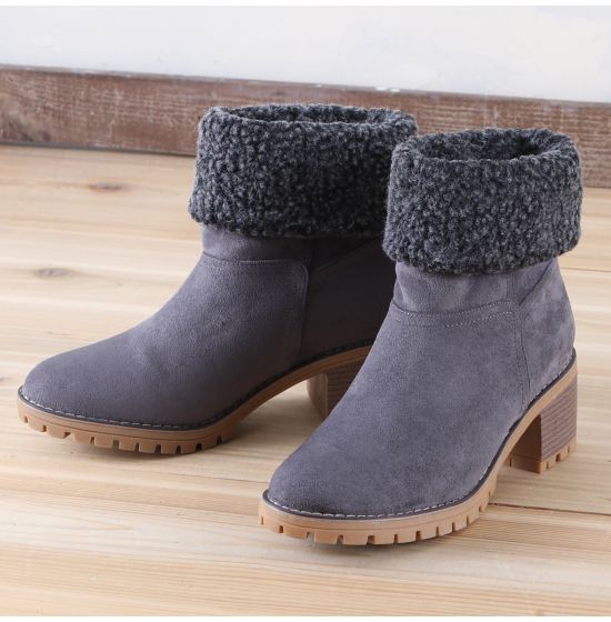 Corkys Grey Cotton Boots