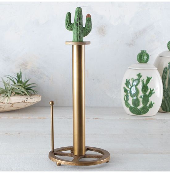 Cactus Southwest Metal Kitchen Paper Towel Holder