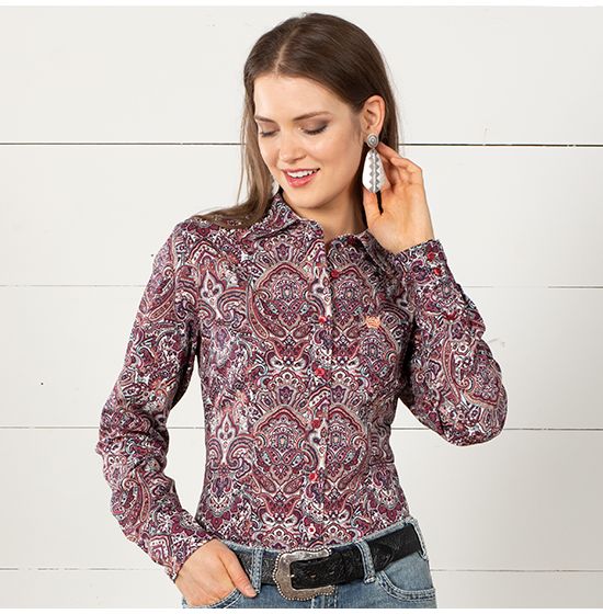 Cinch Rodeo Ready Paisley Top