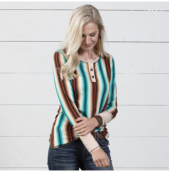 Sundown Serape Top