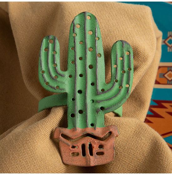 Cactus napkin rings sales
