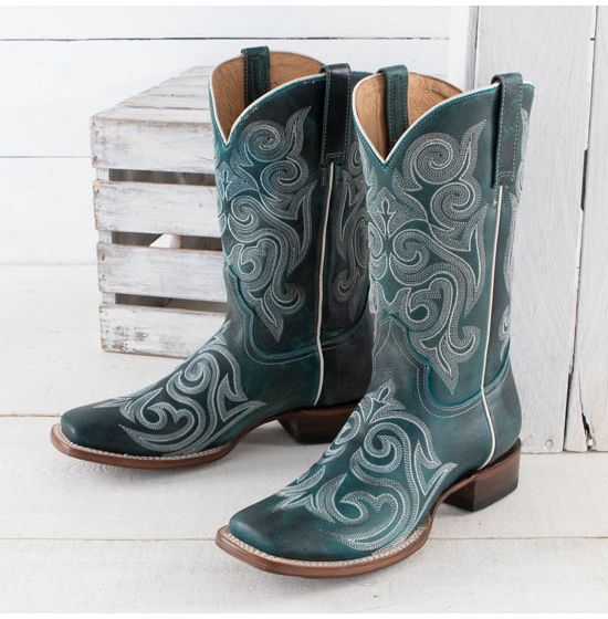 Roper Blair Turquoise Boots