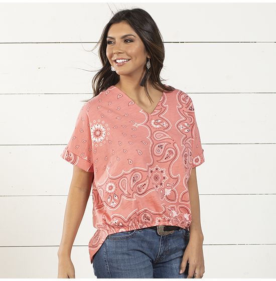 Panhandle Rose City Bandana Top