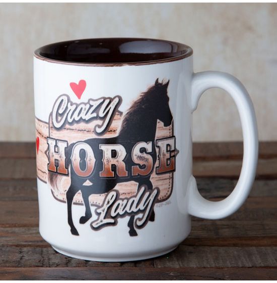 Crazy Horse Lady 16 oz. Mug