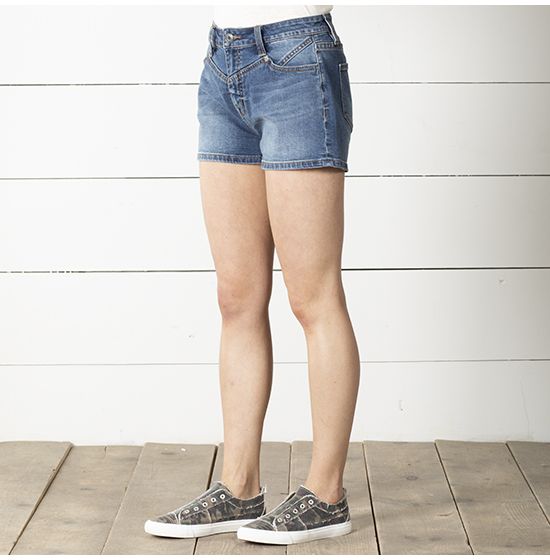 Rock & Roll Cowgirl Latigo Hi-Rise Shorts