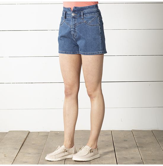 Rock & Roll Cowgirl Santa Fe Hi-Rise Shorts