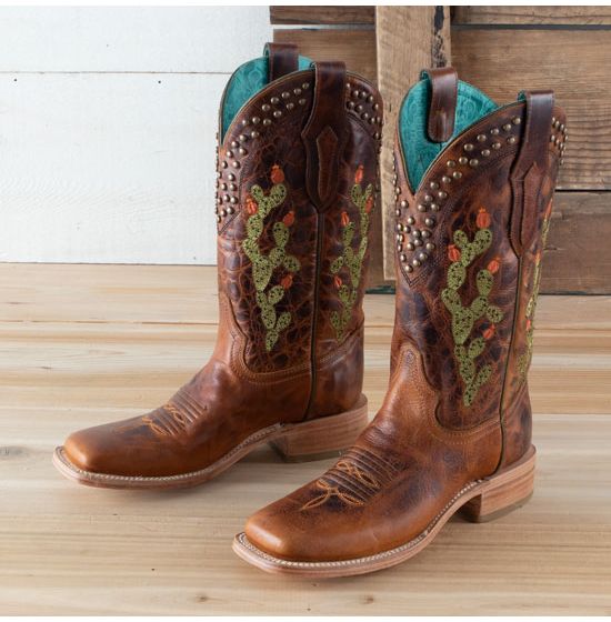 Corral Cactus and Studs Boots