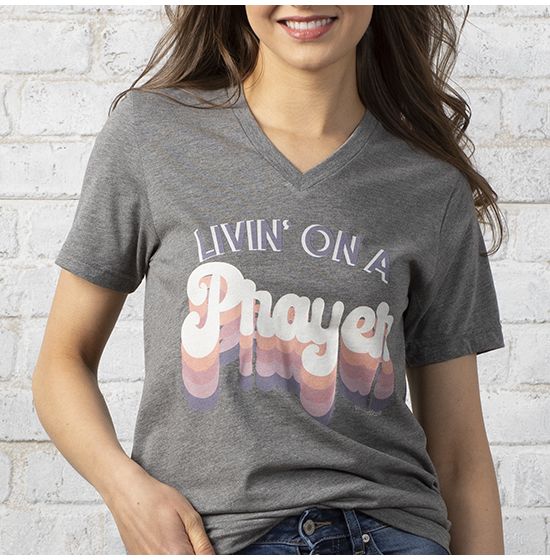 Country Grace Livin' On A Prayer Tee Shirt