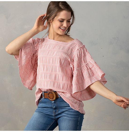 Country Grace Springtime Pinic Top