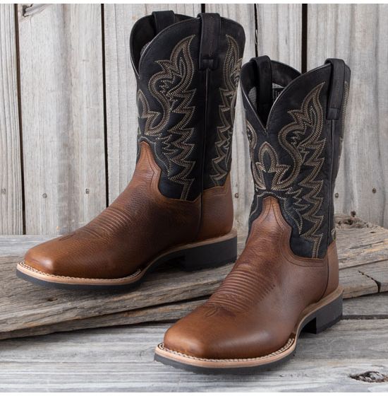 Dan Post Cognac Ostrich Boots