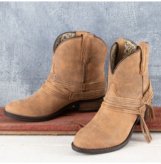 Laredo Kyra Tan Booties