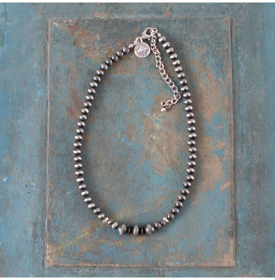 Dainty Navajo Pearl Choker Necklace