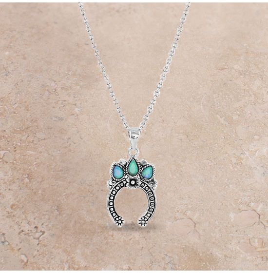 Turquoise Large Upside Down Teardrop Pendant