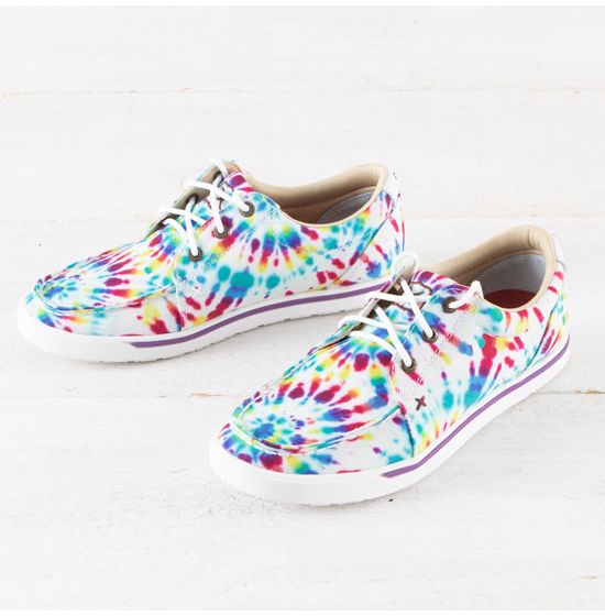 Twisted X Multi Colored Tie-Dye Kicks - Cowgirl Delight